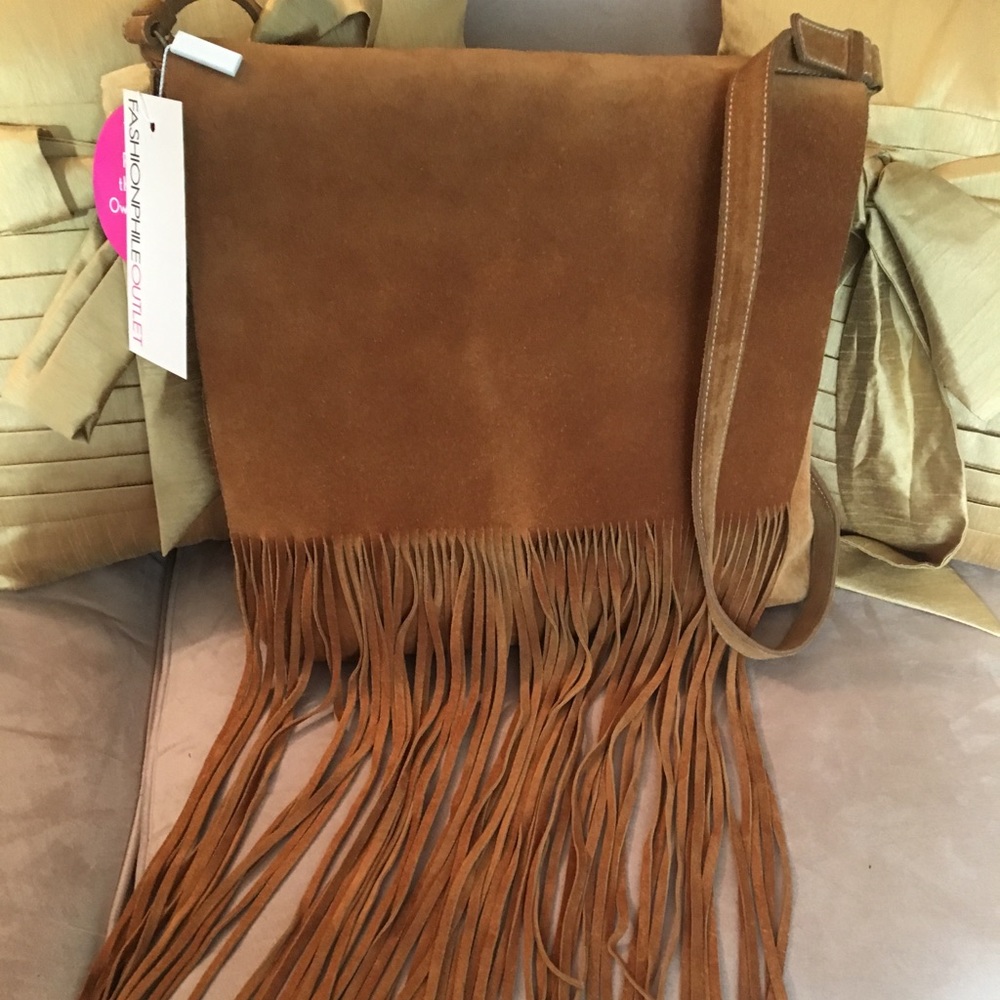 Authentic Miu Miu Suede Fringe Handbag